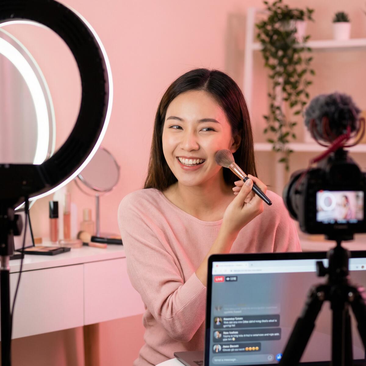 黑丝美妆视频教程